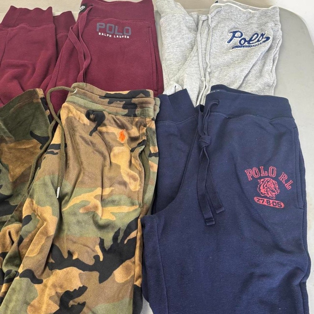Polo Ralph Lauren 4 Pc Lounge Pants Lot Small Camo Preppy Y2K Sleepwear